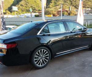 Black executive car for hire